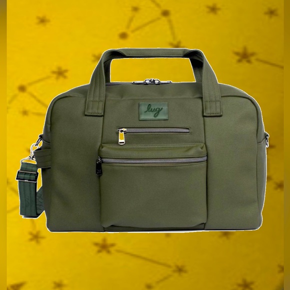 ✈️✈️  Lug Charger Matte Luxe Vegan Leather Bag - Touch feel tactile - Picture 3 of 15